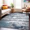 World Rug Gallery Distressed Abstract Watercolor Area Rug  5' x 7' Blue 928BLUE5X7 - alternate 7